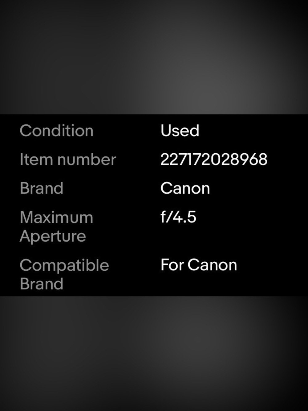 Canon EF 100-400mm f/4.5-5.6L IS I USM Lens with Case - Picture 6 of 6